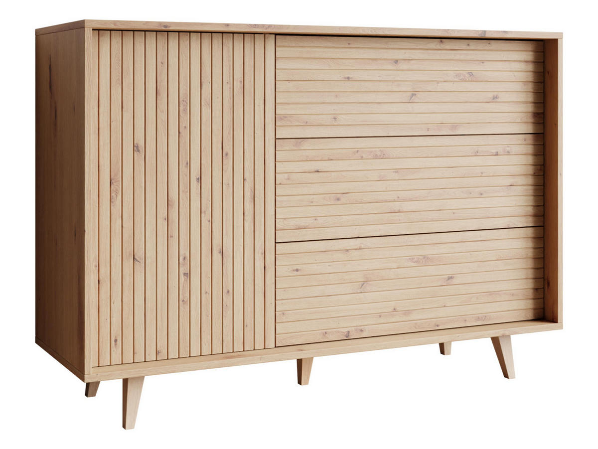KOMMODE Ferido - Beige, Holzwerkstoff (120/84/40cm) - MIRJAN24