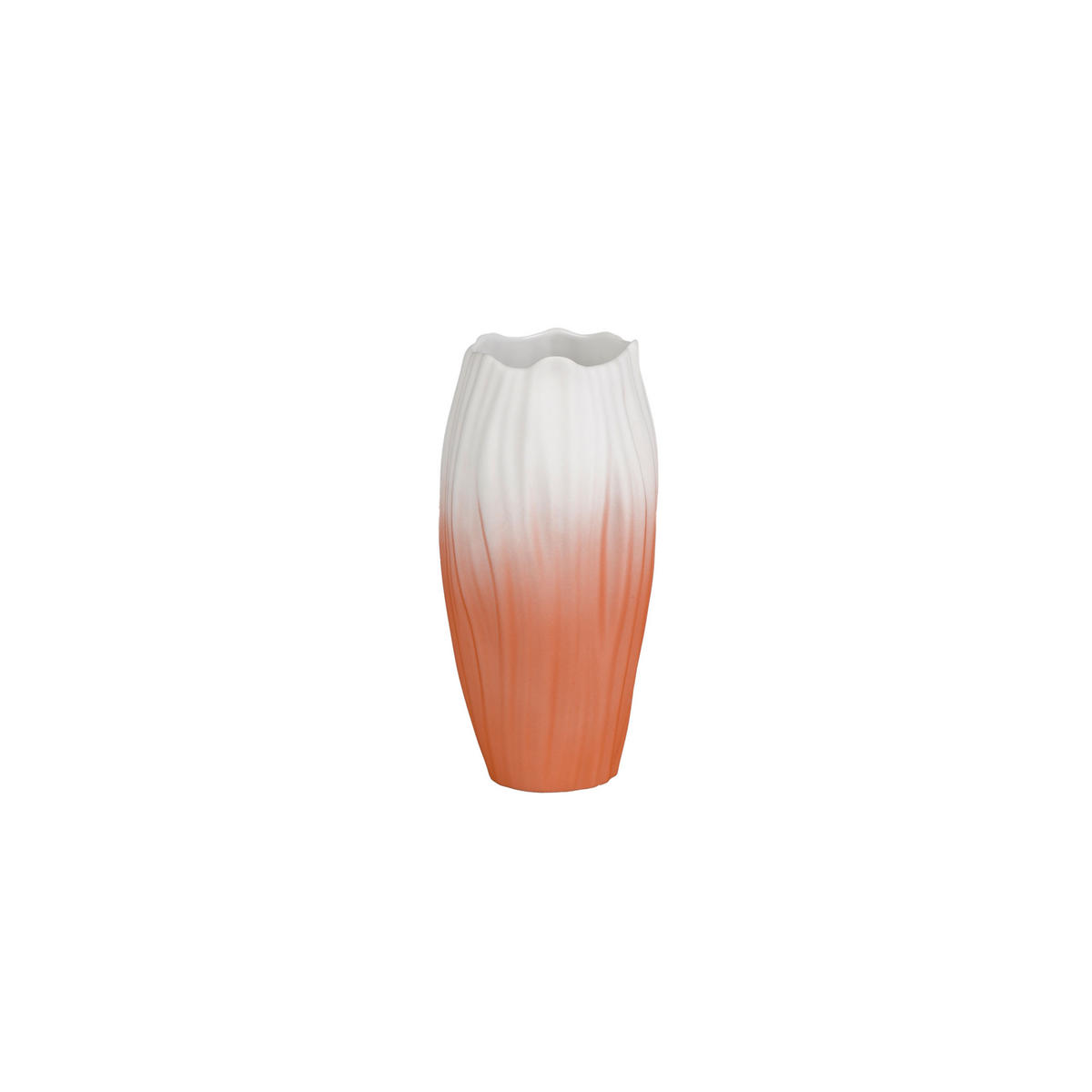VASE Spirulina, Biskuit-Porzellan, Rot, 16.5 cm - Rot, Keramik (16.5cm) - Goebel