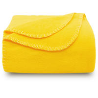 KUSCHELDECKE, 130x170 cm, 100% Polyester, Gelb - Gelb, Textil (130/170cm) - Zollner