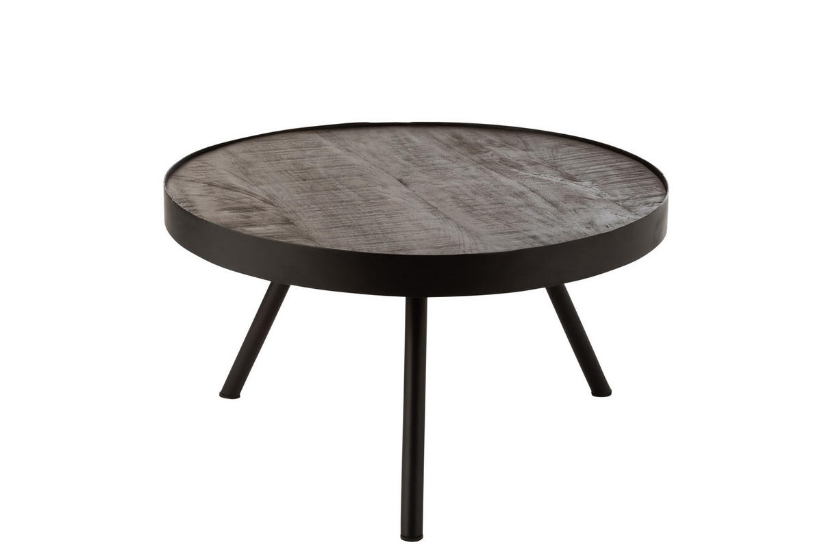 TISCH FIEN - Holz - Braun - Braun, Holz (60/60/33cm) - J-Line