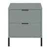 KOMMODE Erna 51x45x62 Pinie Green matt Lack - Grün, Holzwerkstoff (51/62/45cm) - 58aufmkessel