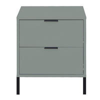 KOMMODE Erna 51x45x62 Pinie Green matt Lack - Grün, Holzwerkstoff (51/62/45cm) - 58aufmkessel