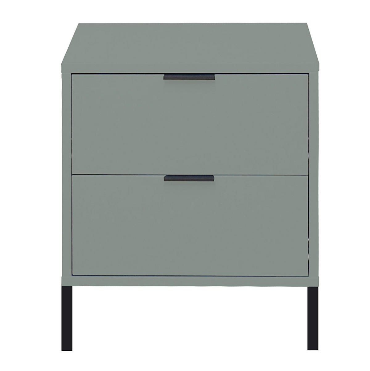 KOMMODE Erna 51x45x62 Pinie Green matt Lack - Grün, Holzwerkstoff (51/62/45cm) - 58aufmkessel