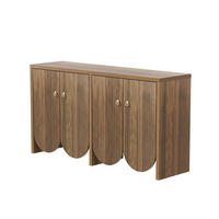SIDEBOARD DE-37591 147/40/80 cm mit 4 Türen Walnuss - Walnussfarben, Holzwerkstoff (147/80/40cm) - ComfortXL