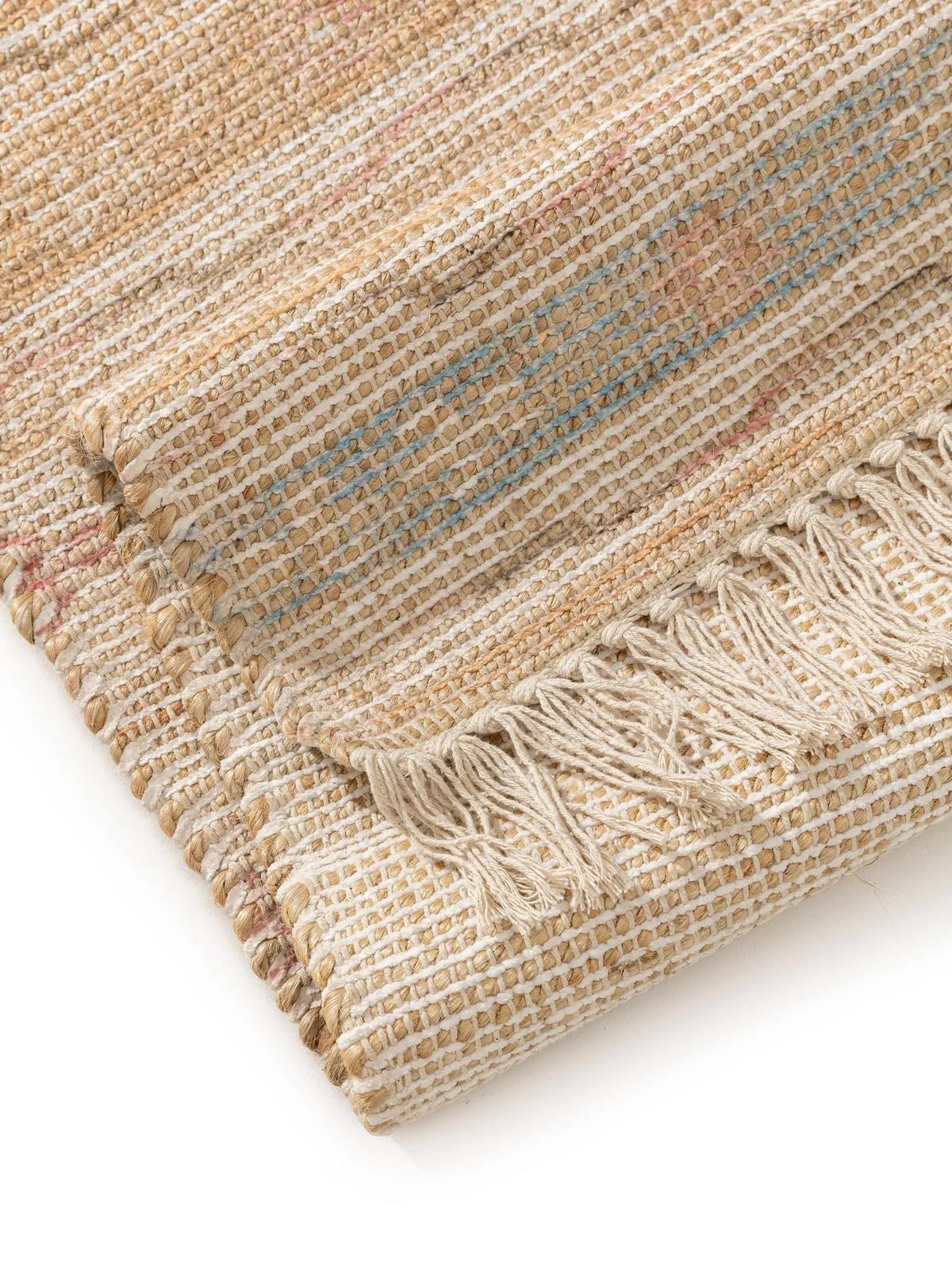 JUTETEPPICH Himal Multicolor 160x230 cm - Multicolor, Textil (160/230cm) - benuta Pop