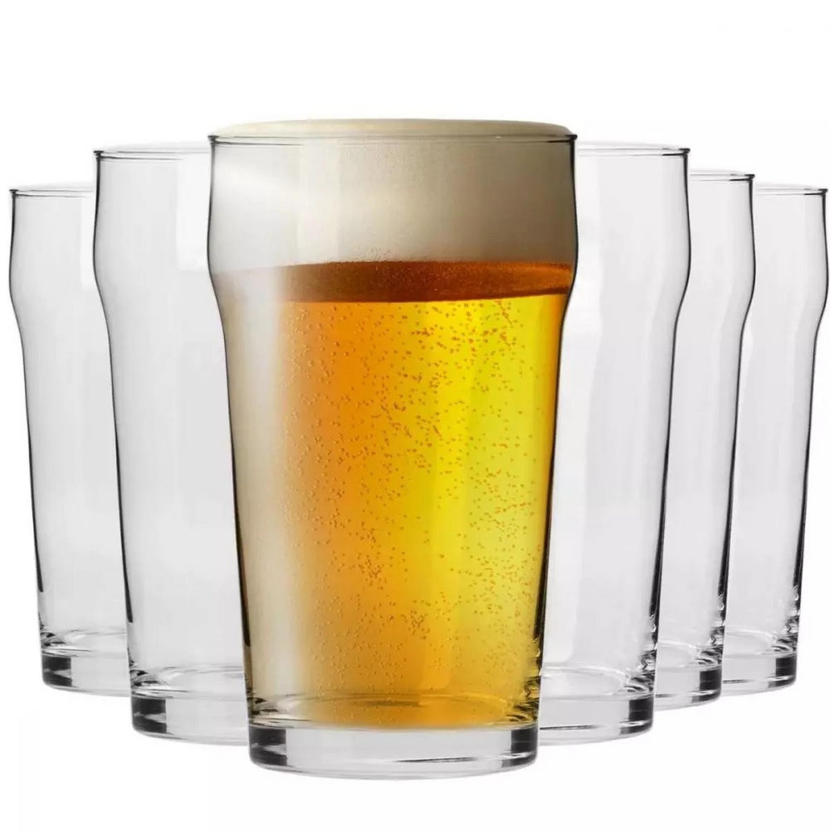 BIERGLÄSER, 6er-Set, 500 ml - Transparent, Glas (0.5L) - Krosno Glass