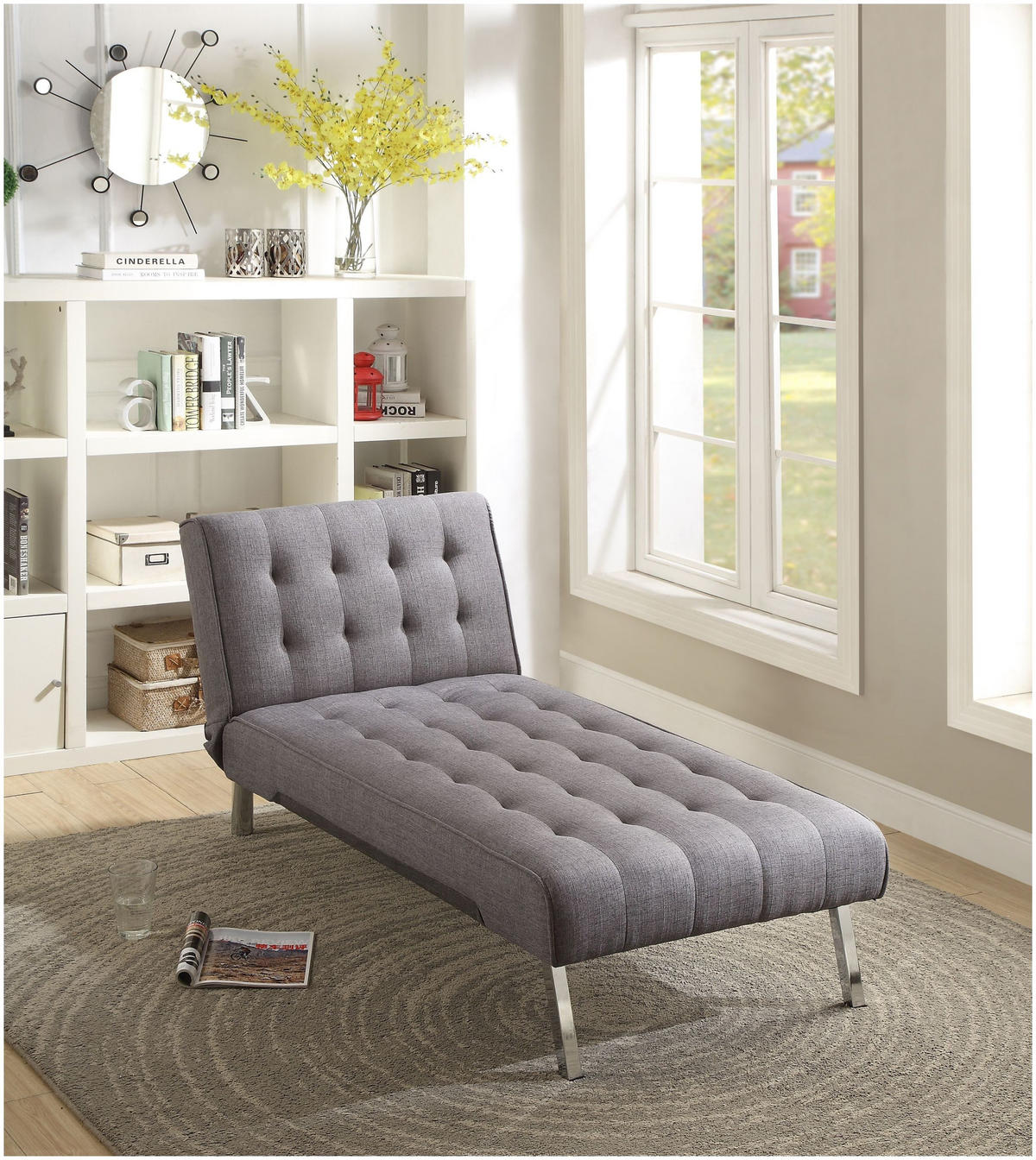 RELAXLIEGE Pierre Strukturstoff Grau - Grau, Textil (76/82/178cm) - ATLANTIC home collection