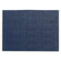 TISCHSET Canna ozeanblau 33 x 45 cm - Dunkelblau, Textil (33/45cm) - Winkler