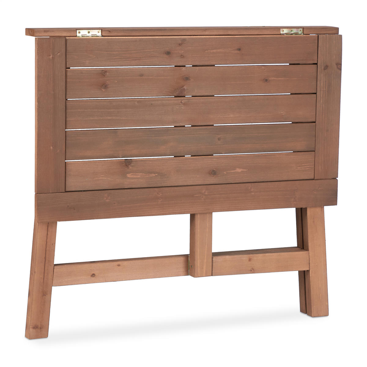 KLAPPTISCH - Dunkelbraun, Holz (50/80/73cm) - Relaxdays