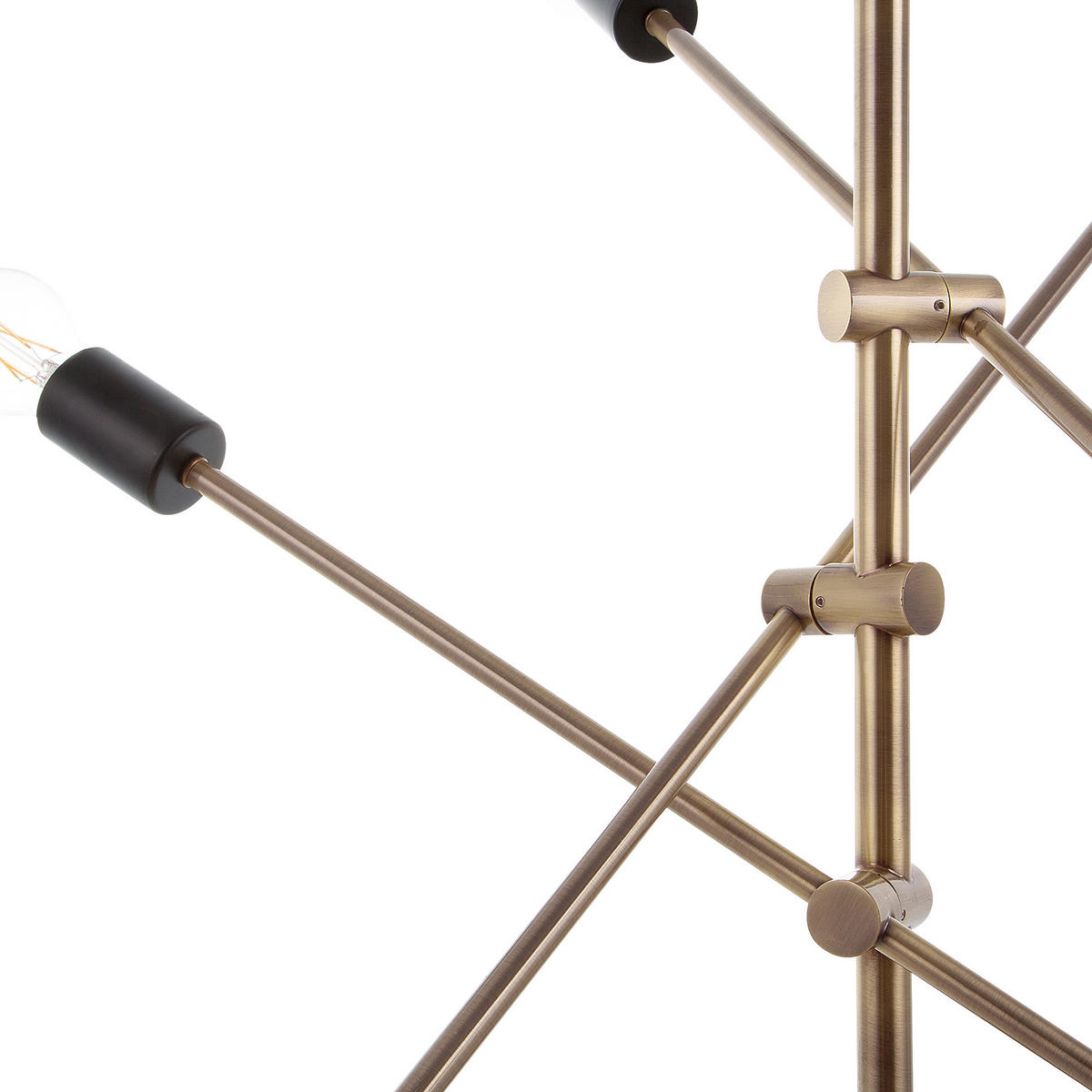 HÄNGELEUCHTE Cremera 74/52/126 cm - Messingfarben, Metall (74/52/126cm) - Beliani