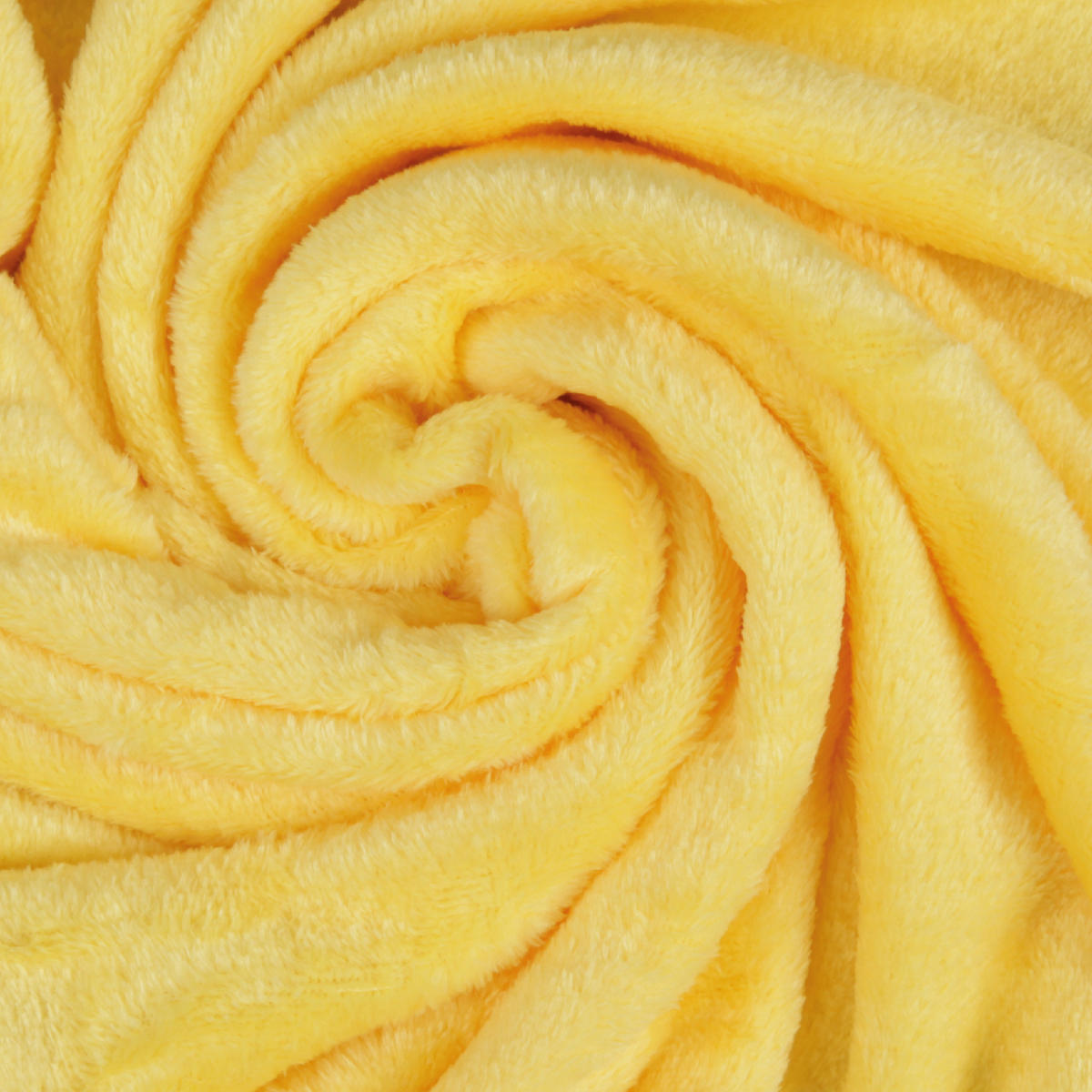 KUSCHELDECKE "Celina" 2er-Pack Gelb 90x140 cm - Hellgelb, Textil (90/140cm)