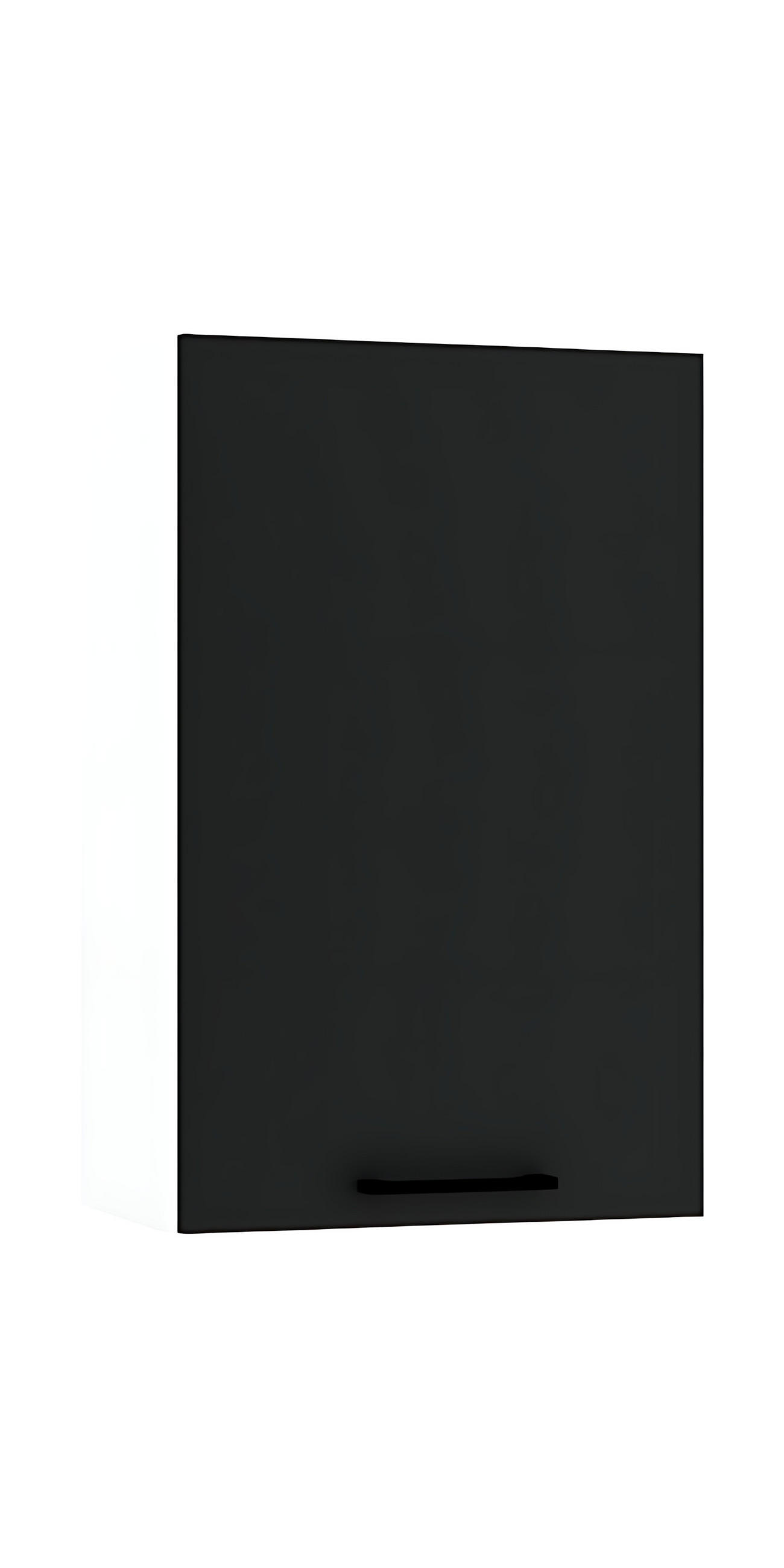 HÄNGESCHRANK W45 P/L - Morvex - Praktisches Stauraum Konzept - Schwarz, Holz/Metall (45/72/30cm)