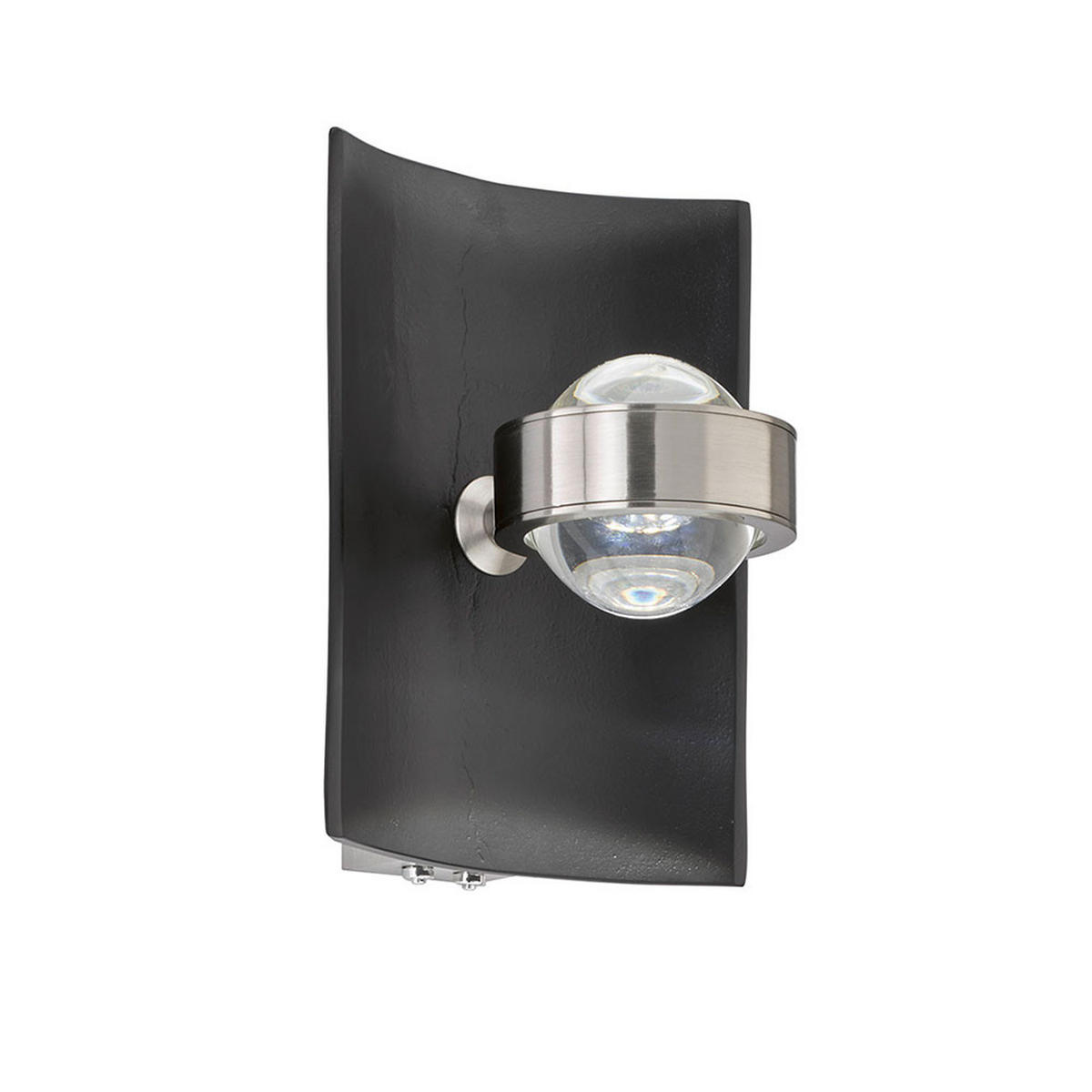 WANDLEUCHTE Bondy Metall Schwarz, RGB CCT LED - Schwarz, Metall (16/21/16.5cm)