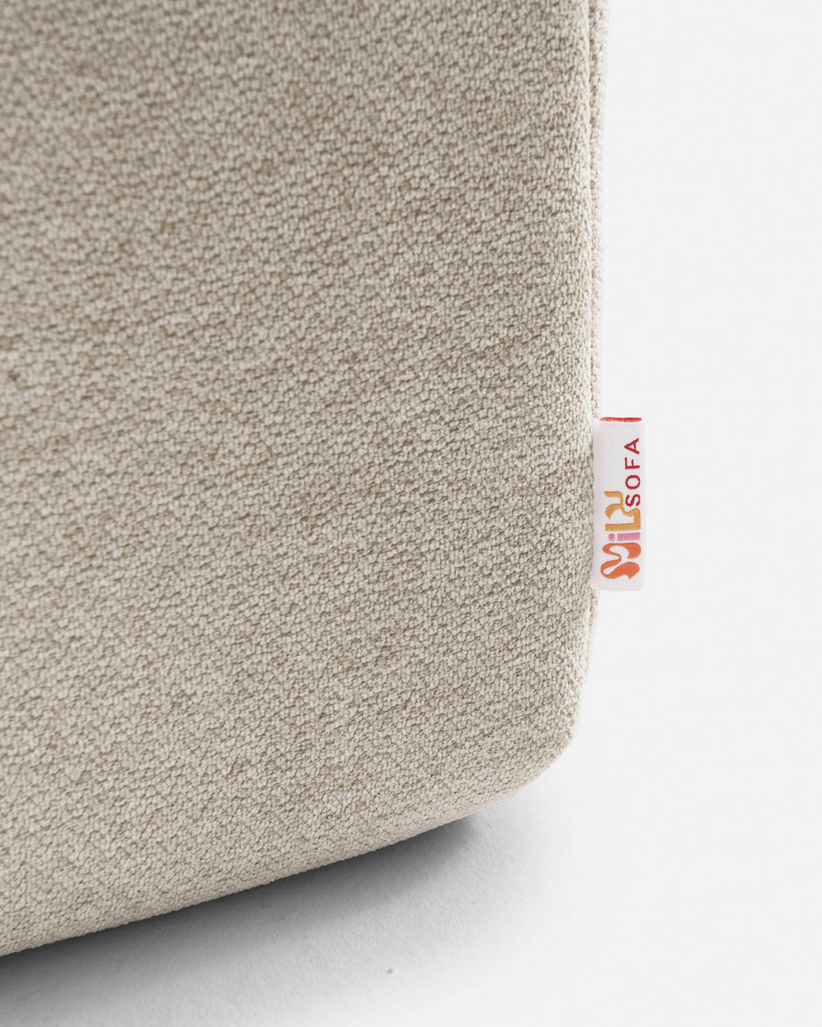 2-SITZER-SOFA Chenille Sandbeige - Sandfarben, Textil (180/73/95cm) - MILYsofa