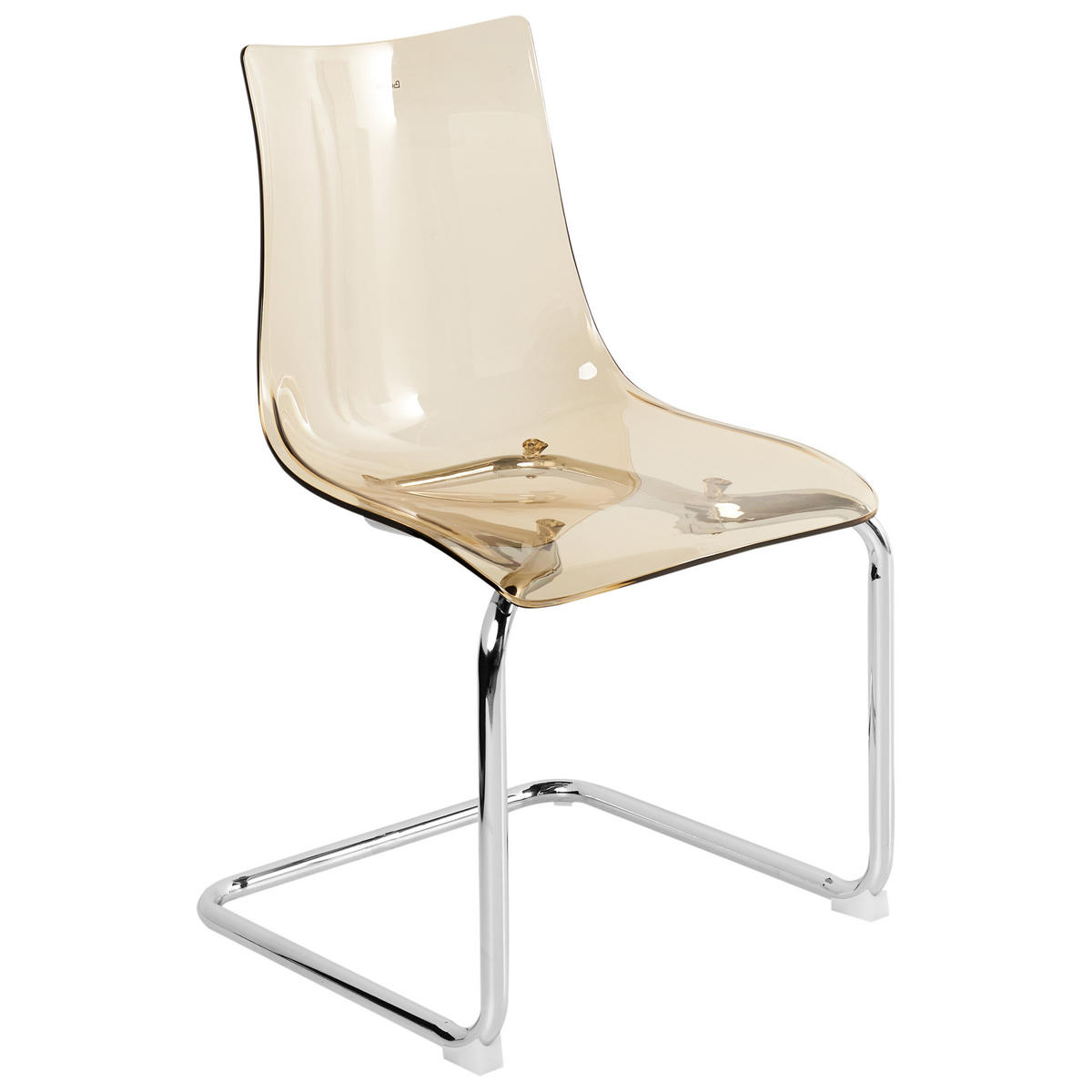 ESSZIMMERSTUHL 2ER SET Orange Marshall - Orange, Kunststoff (48/81/48cm) - Beliani