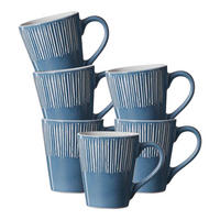 HENKELBECHER Banda Blau 315 ml 6er Set - Blau, Keramik (0.32L) - Ritzenhoff Breker