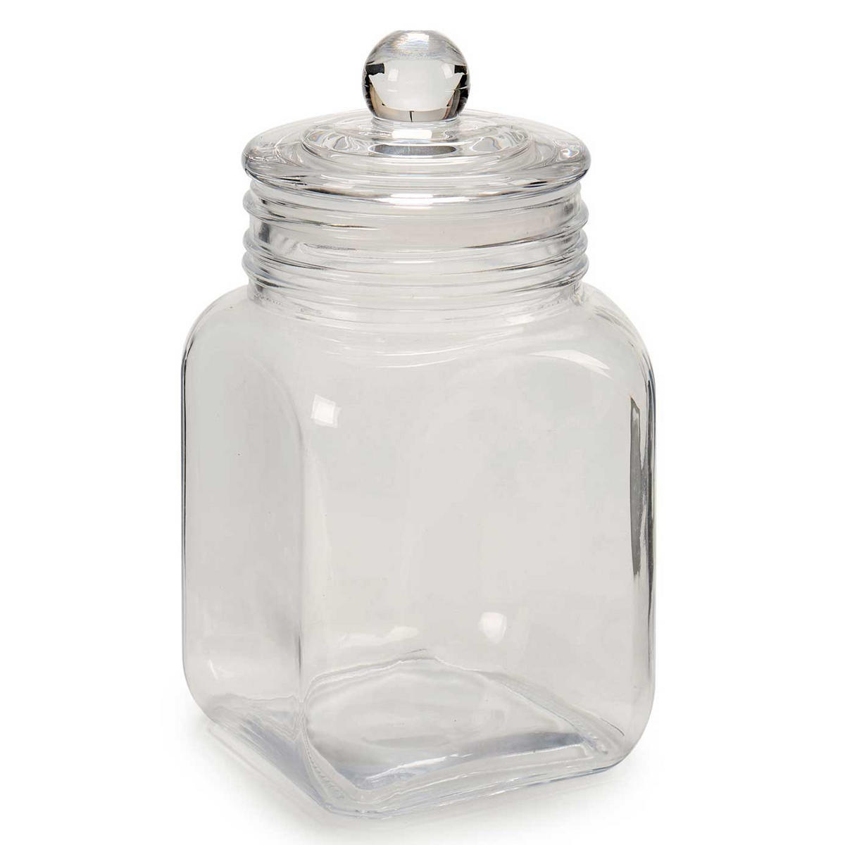 KEKSDOSE Quadratisch 1,2 l - Transparent, Glas (11/19.5/11cm)