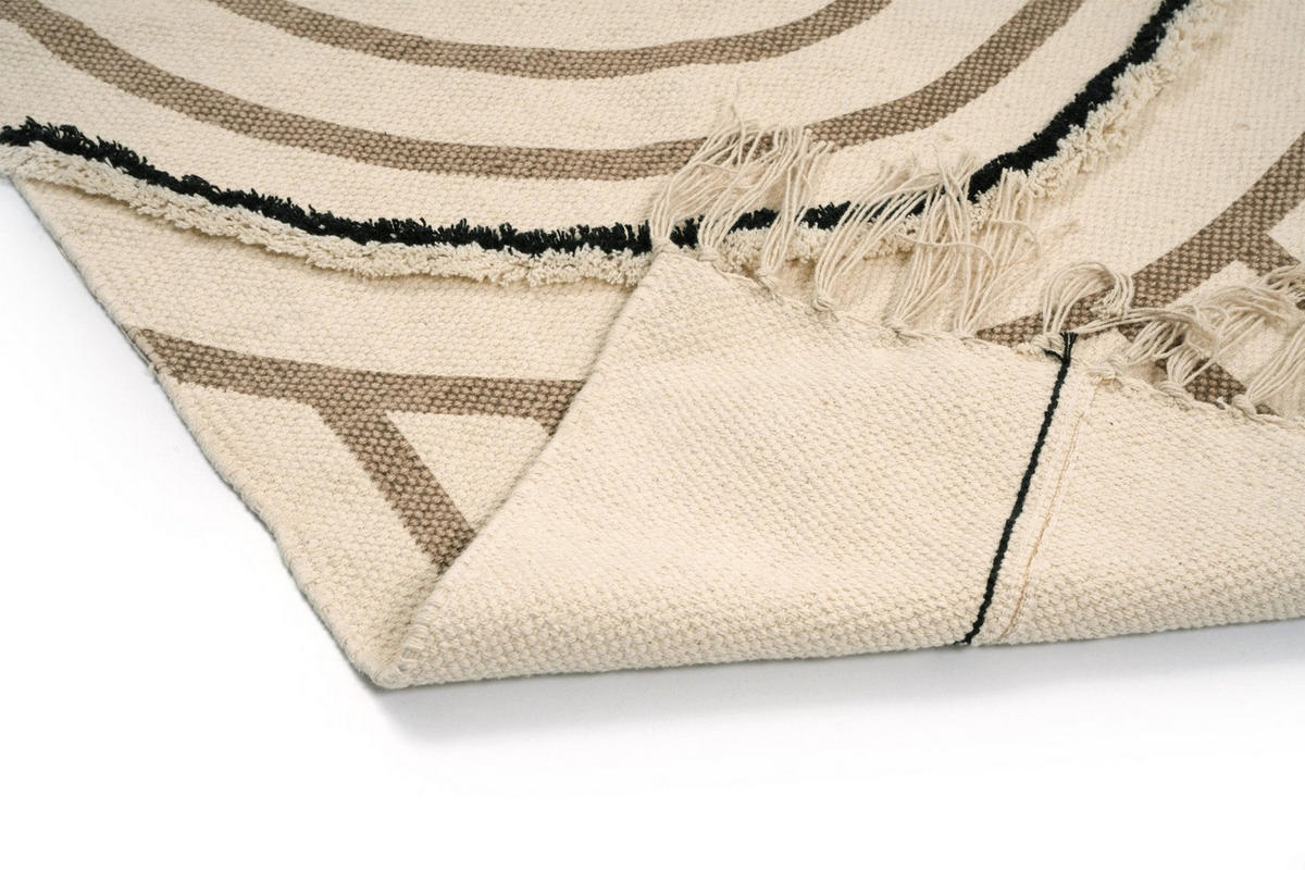 KINDERTEPPICH aus maschinenwaschbarer Baumwolle bruin - Braun, Naturmaterialien (160/230cm) - AFK Living