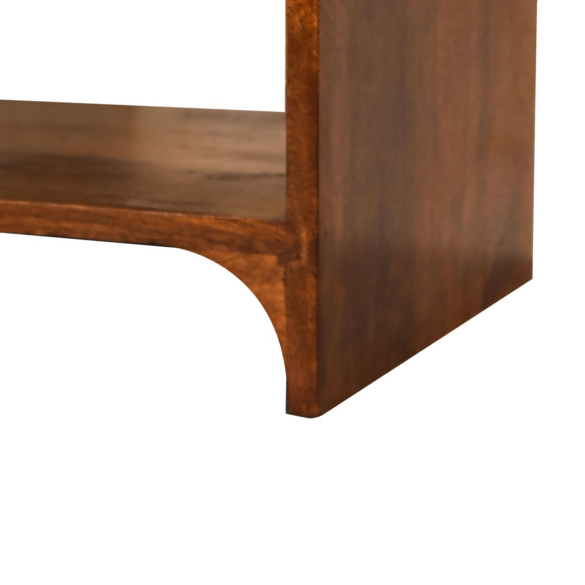 NACHTTISCH Newton - Messingfarben/Braun, Holz/Metall (45/50/35cm) - Artisan Furniture