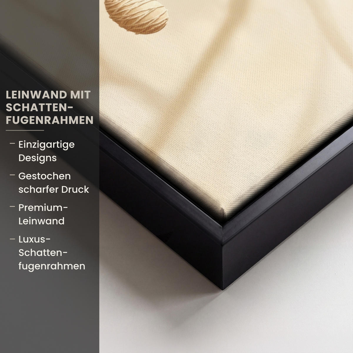 LEINWAND Bilder mit Rahmen - Beige - Osterkuchen - Eier - 20x30 - Beige, Textil (20/30cm) - MuchoWow