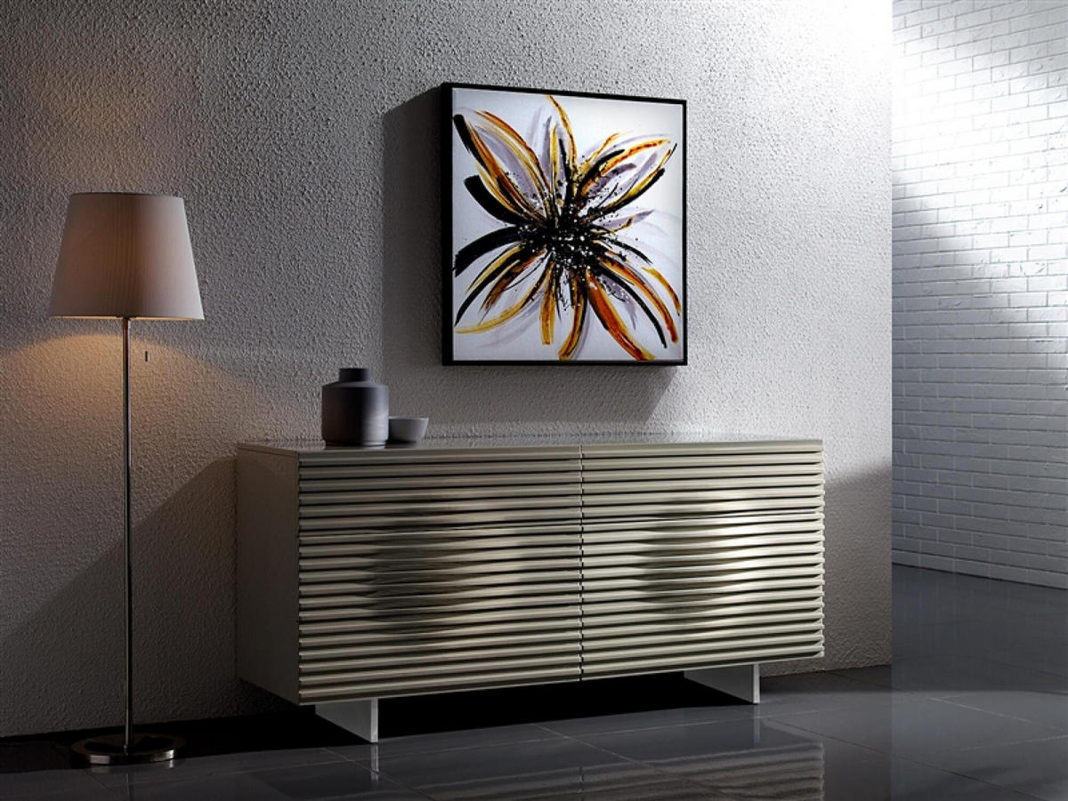 SIDEBOARD HUDSON Beige 160x49x75 cm - Beige, Holzwerkstoff (160/75/49cm) - FURNLUX