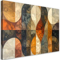 LEINWANDBILD Abstraktion 120x80cm - Braun, Textil (120/80cm) - Feeby