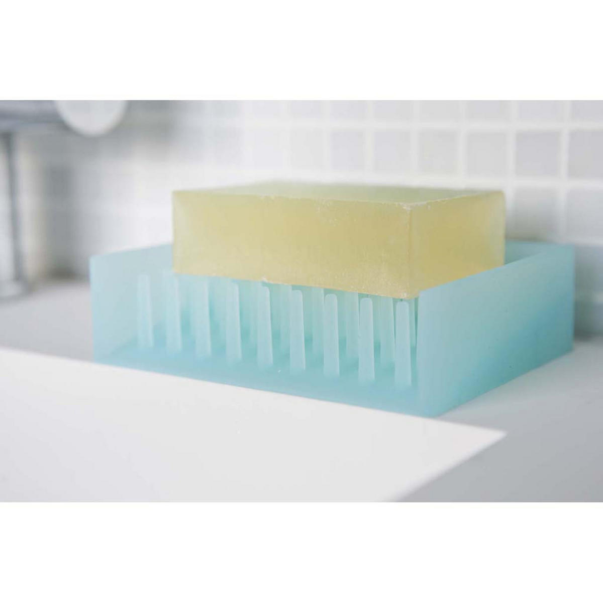 SEIFENSCHALE 2994 Blau 3 x 11 x 8,5 cm - Blau, Kunststoff (11/3/8.5cm) - Yamazaki