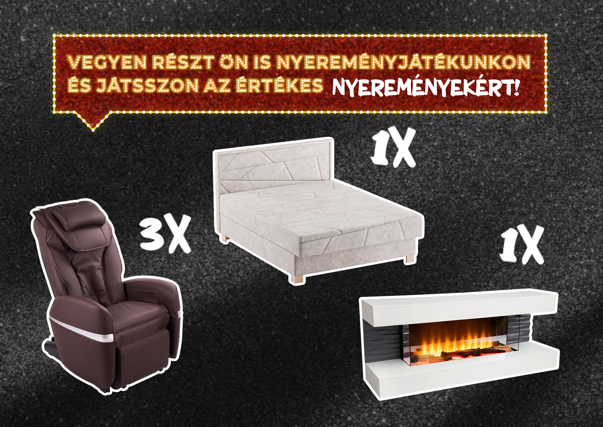 Vegyen részt ön is nyereményjátékunkon és játszon az értékes nyereményekért!