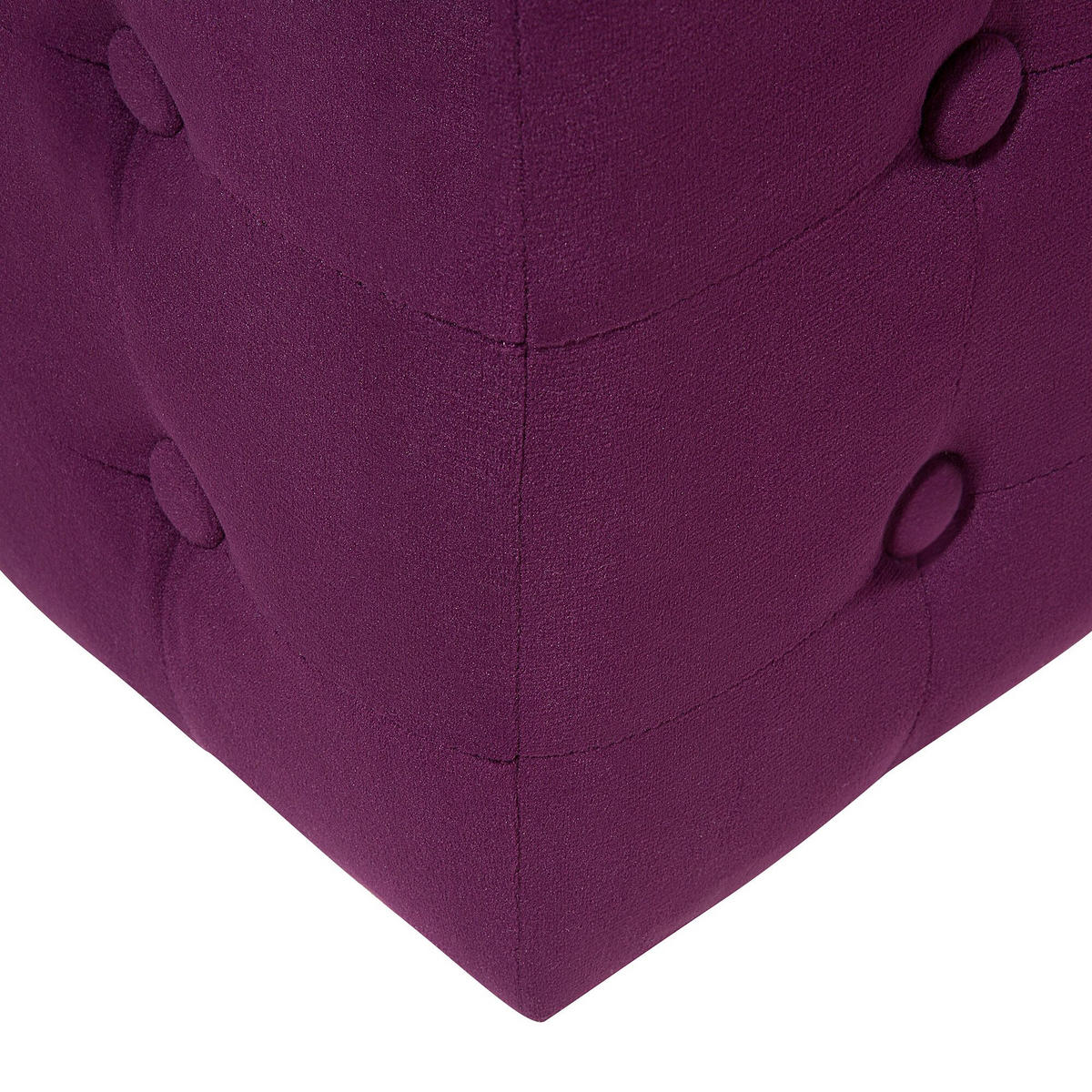POUF Wisconsin 30/30/32 cm - Violett, Textil (30/32/30cm) - Beliani