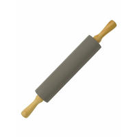 SILIKON-NUDELHOLZ 47,5 cm KH1629 - Grau, Kunststoff (6.5/47.5/47.5cm) - Kinghoff 