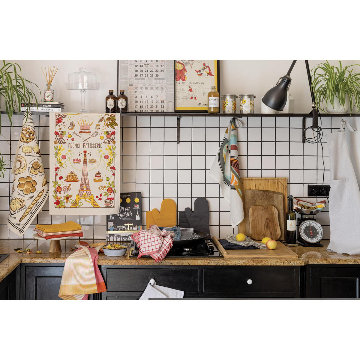 GESCHIRRTUCH La pâtissiere ekrü 48 x 72 cm - Weiß, Textil (48/72cm) - Winkler
