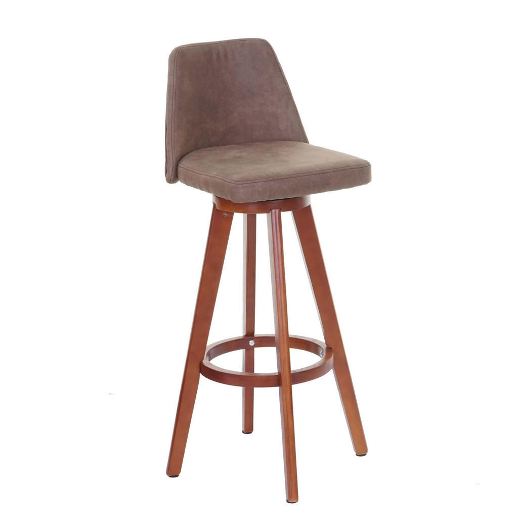 Thumbnail - MCW Barhocker, Braun, Holz, 48x97x48 cm, Esszimmer, Barmöbel, Barhocker