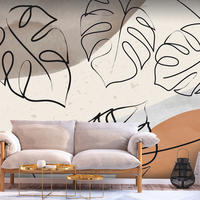 SELBSTKLEBENDE FOTOTAPETE 294/210 cm - Schwarz/Grau, Kunststoff/Textil (294/1cm) - KUNSTLOFT