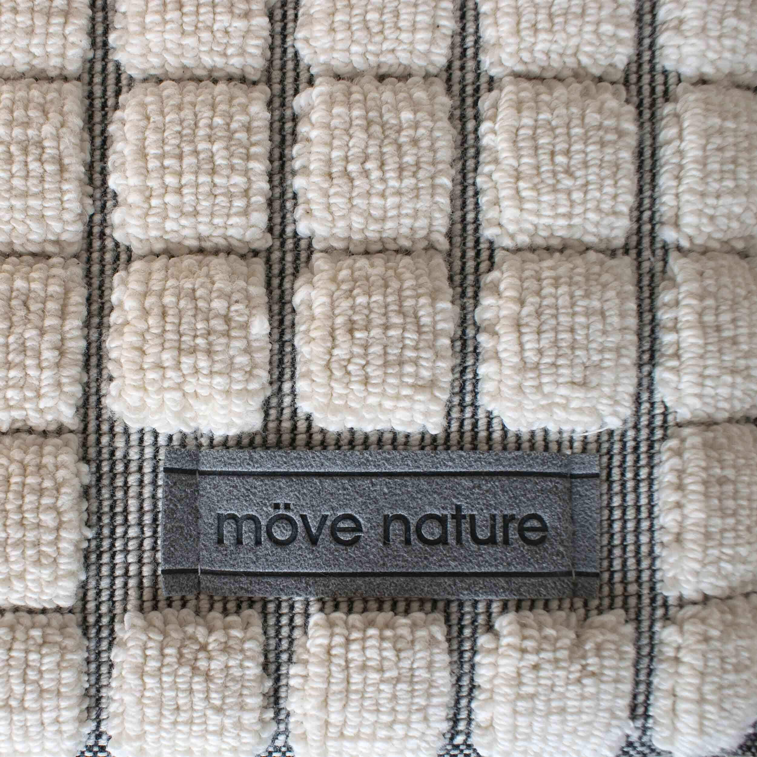 Thumbnail - Möve Badteppich, Natur, Schwarz, Textil, Grafikmuster, 60x60 cm, unisex, Badtextilien, Badematten