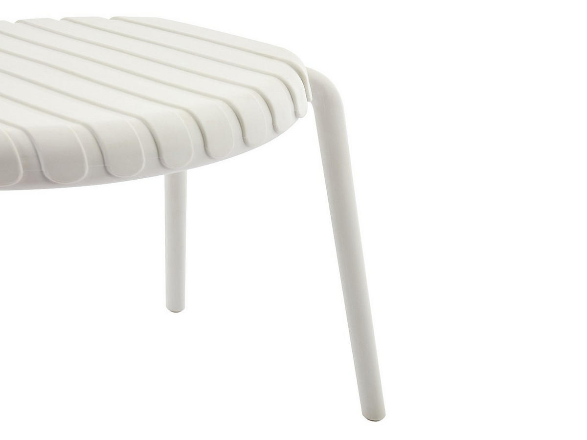 GARTENTISCH stapelbar - Polypropylen - Beige - SESEH von MYLIA - Beige, Kunststoff (55/50.5/40.5cm) - Vente-Unique