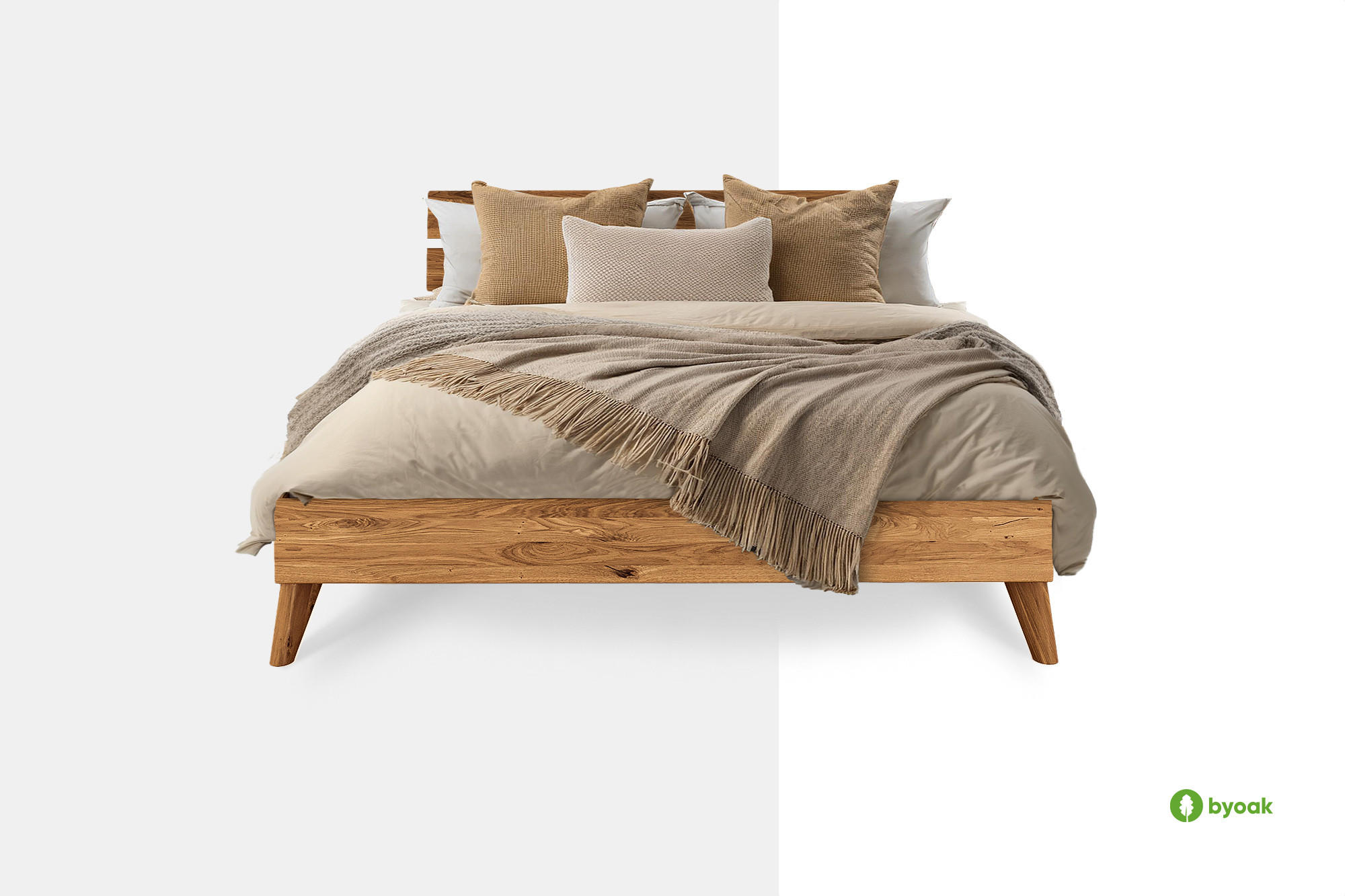 GREG 2 BETT Kernbuche - Kernbuche, Holz (140/210cm) - byoak