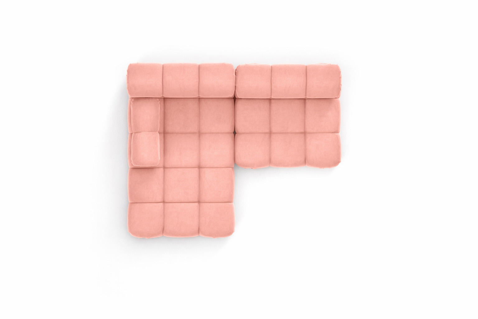 Thumbnail - Kaiser Möbel Ecksofa, Pink, Holz, L-Form, 190x160 cm, Wohnzimmer, Sofas & Couches, Wohnlandschaften, Ecksofas
