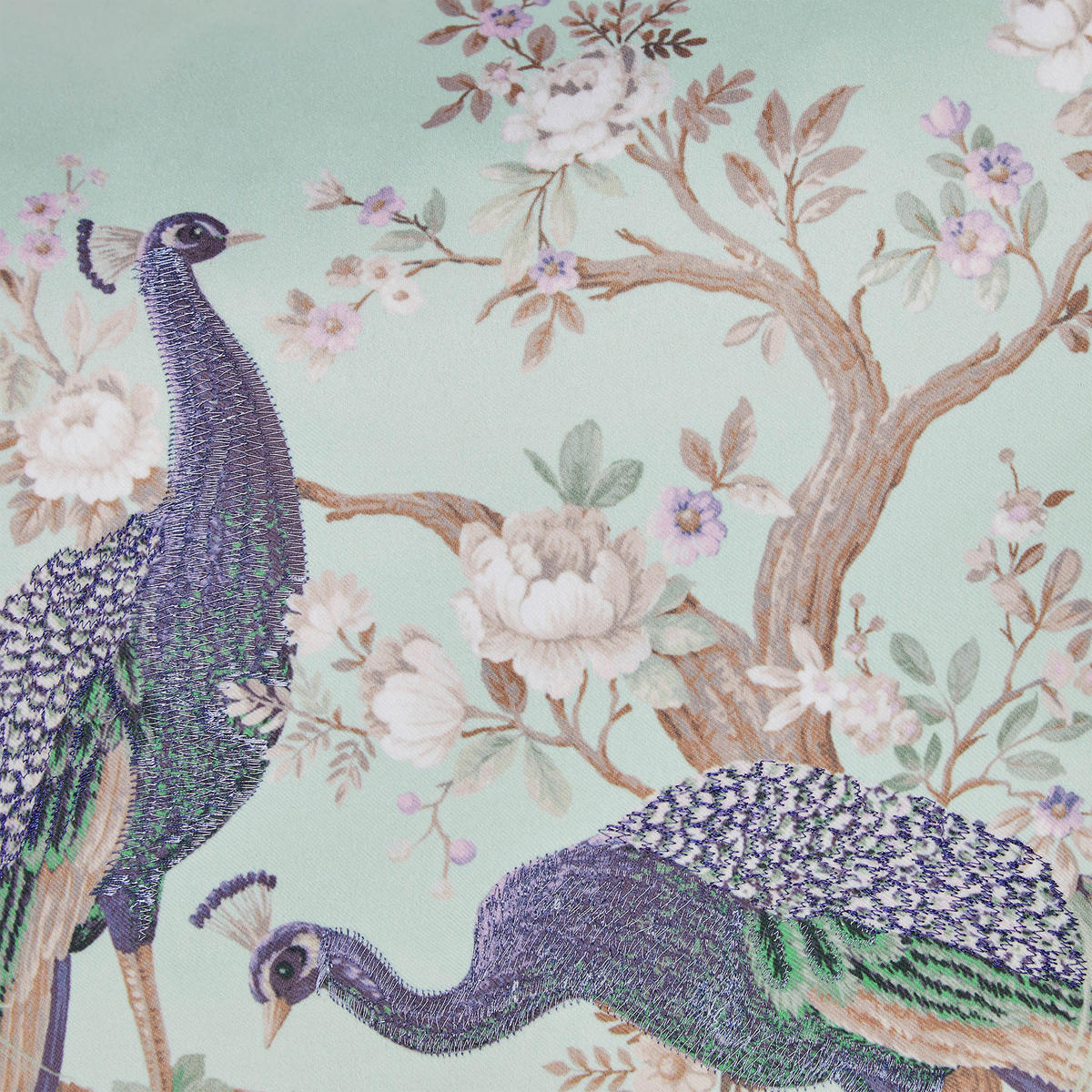 ZIERKISSEN Belvedere - Blau, Kunststoff/Textil (50/50cm) - LAURA ASHLEY