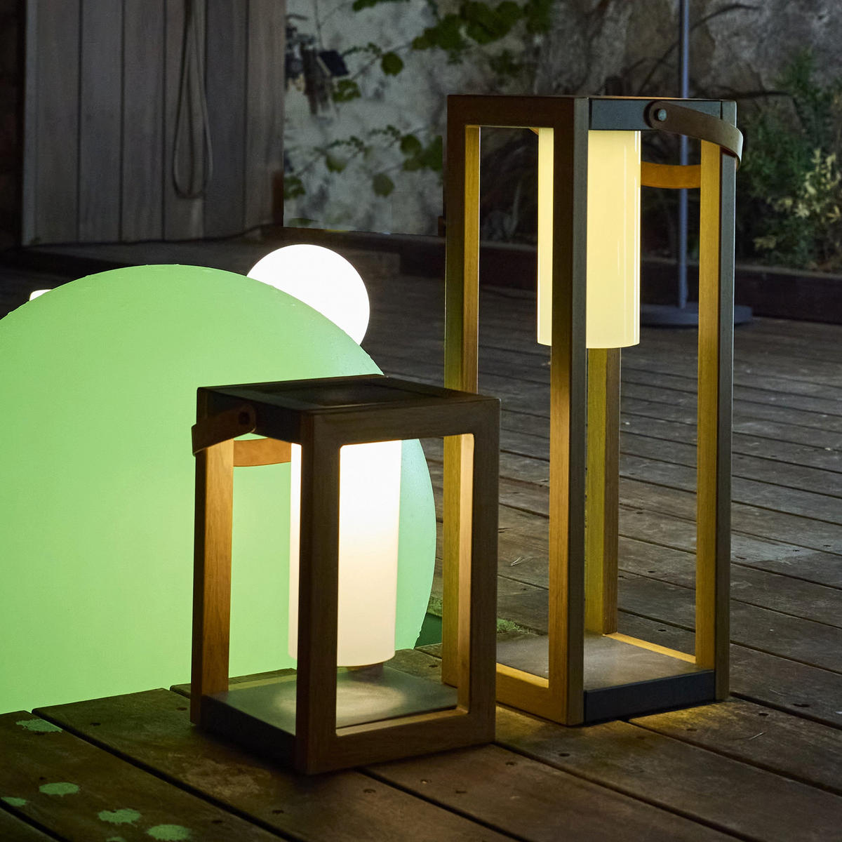 SOLARLATERNE SERAPHINA hellbraun - Hellbraun, Metall (20/20/58cm) - Lumisky