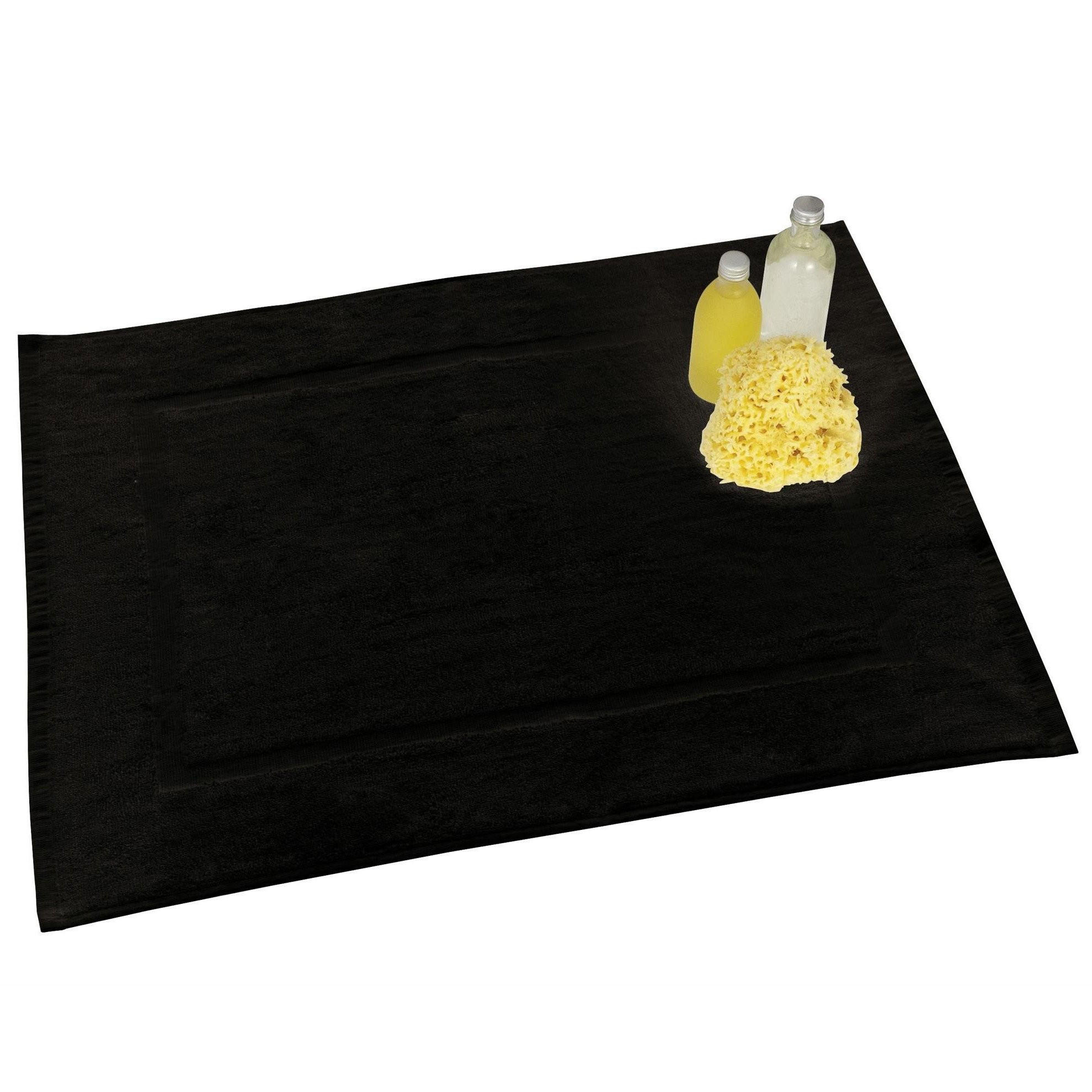 BADEMATTE Paradise 70/50 cm - Schwarz, Naturmaterialien (50/70cm)