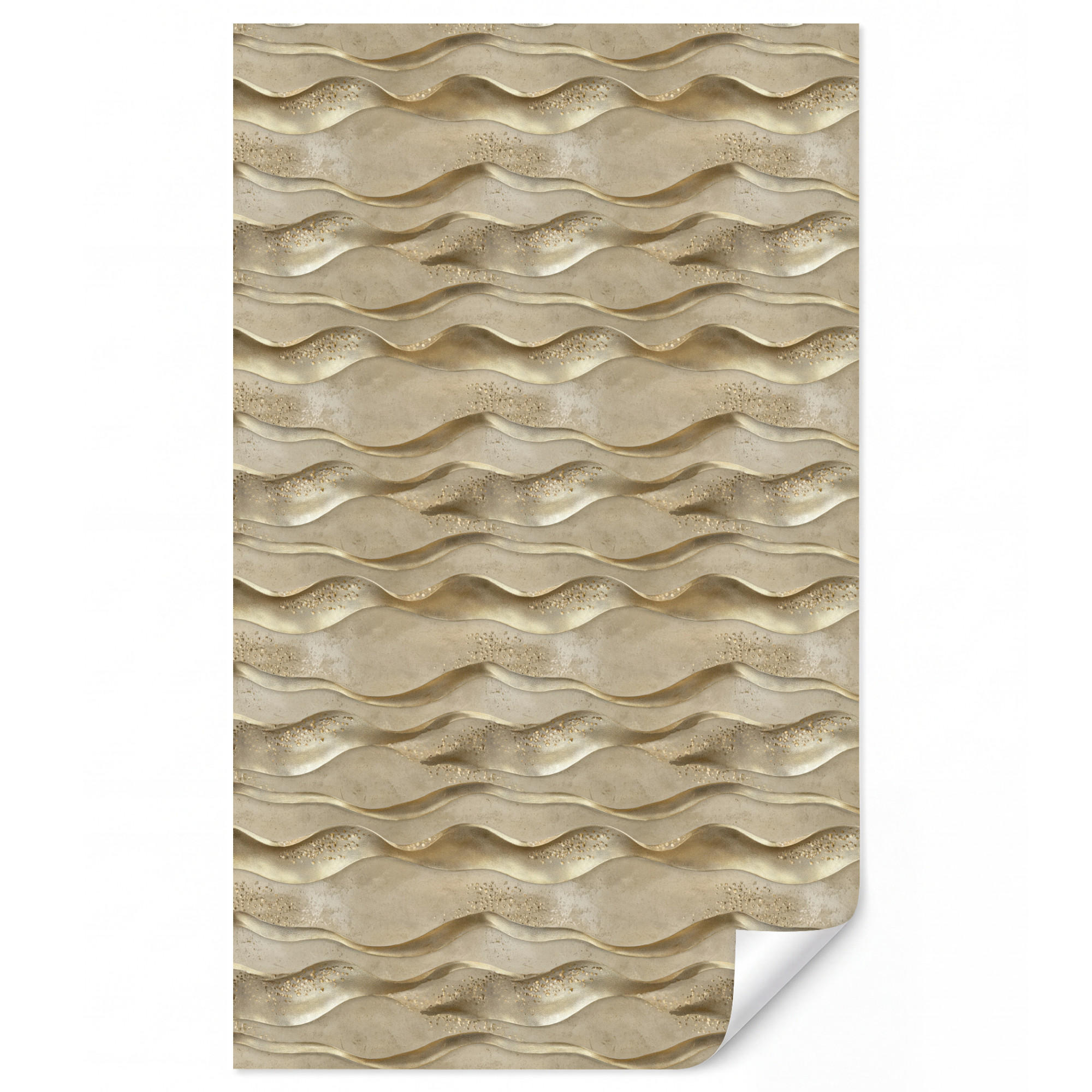 OnlyWow Tapete Gold 160x280 cm