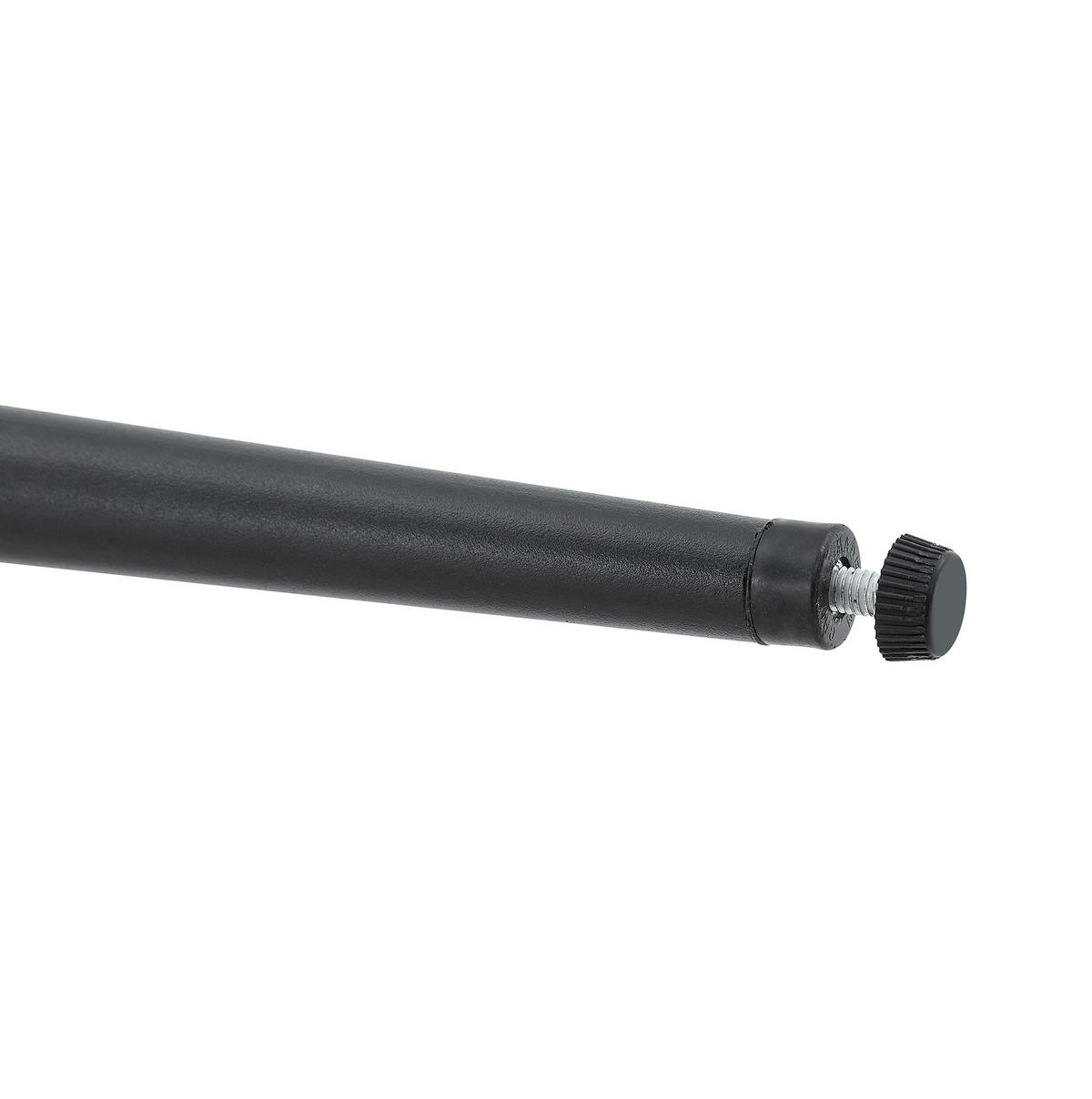 BARHOCKER 2er-Set 66 cm Transparent Schwarz - Schwarz, Metall (48.5/102/48.5cm) - Meubliv