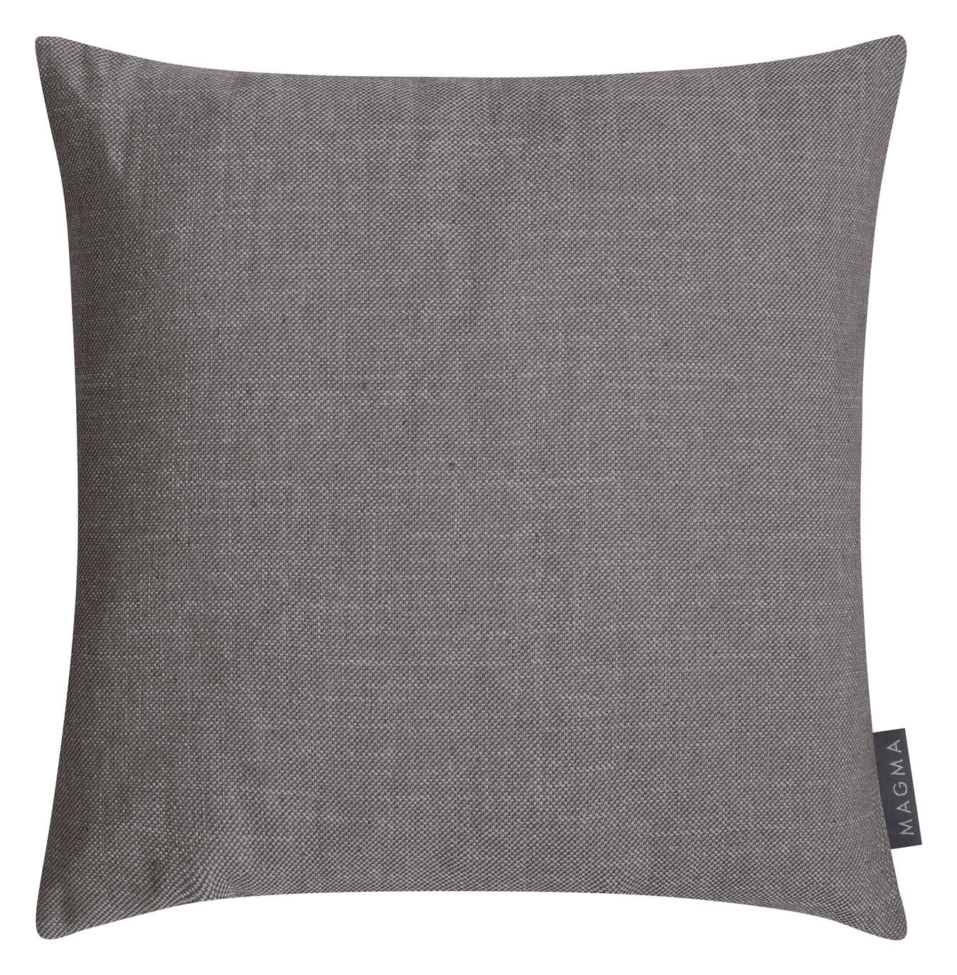 KISSENHÜLLE 2er Set Riva 40/40 mittelgrau - Dunkelgrau, Textil (40/40cm) - Magma Heimtexx