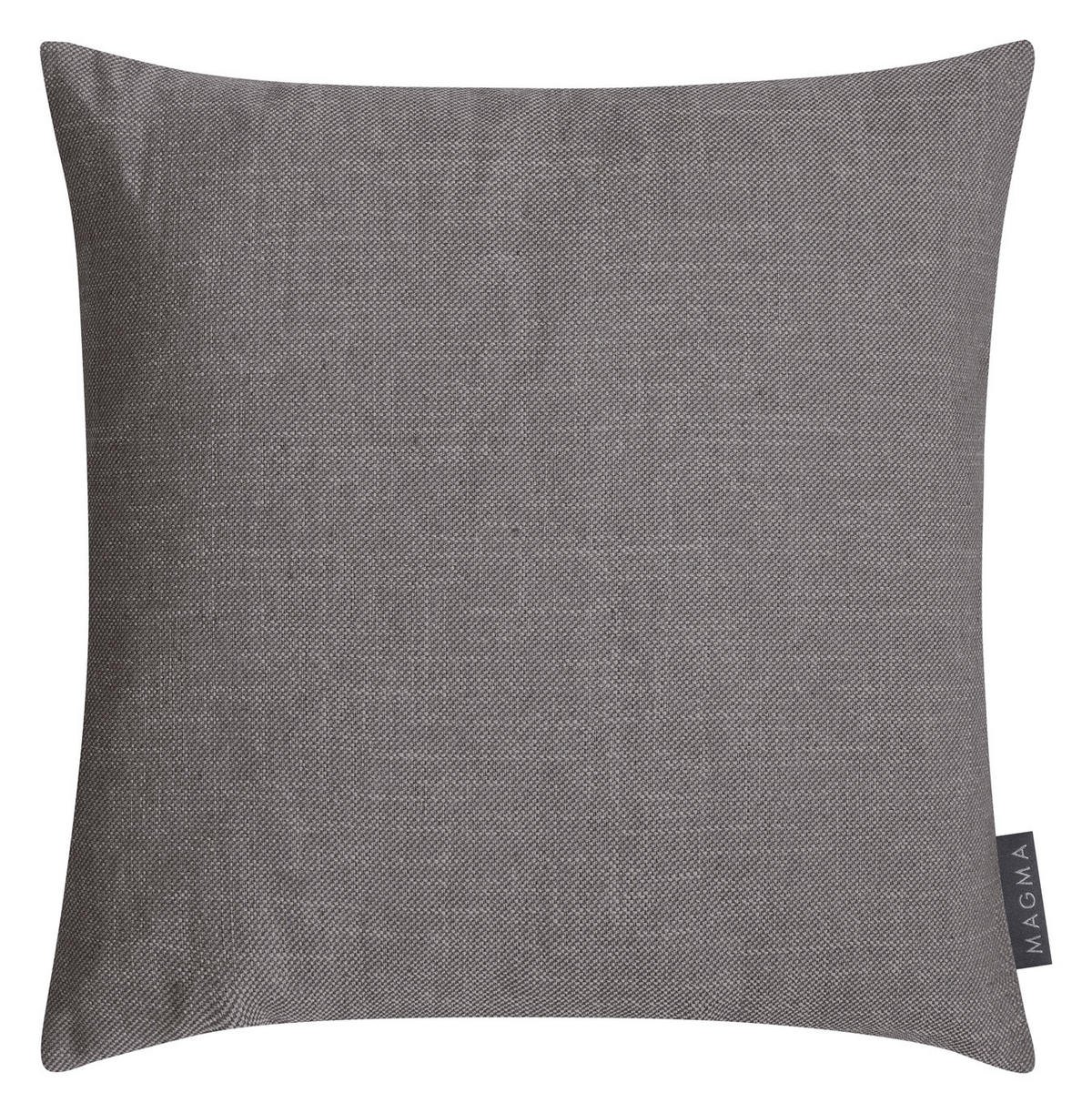 KISSENHÜLLE 2er Set Riva 40/40 mittelgrau - Dunkelgrau, Textil (40/40cm) - Magma Heimtexx