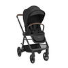 KOMBIKINDERWAGEN Mia 3 in 1 schwarz Babywanne Babyschale Wickeltasche Matratze - Schwarz, Metall (72/53/99cm) - Kikka boo
