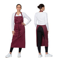 SCHÜRZE , 80x100 cm, 65% Baumwolle, 35% Polyester, Rot - Bordeaux, Textil (80/100cm) - Zollner