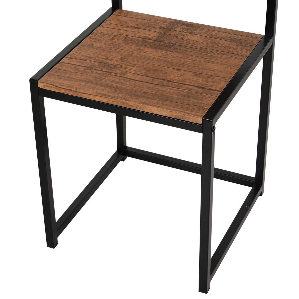 BARTISCH-SET DE-10209 3-teilig mit 2 Stühlen Braun - Braun, Metall (47/76/90cm) - ComfortXL