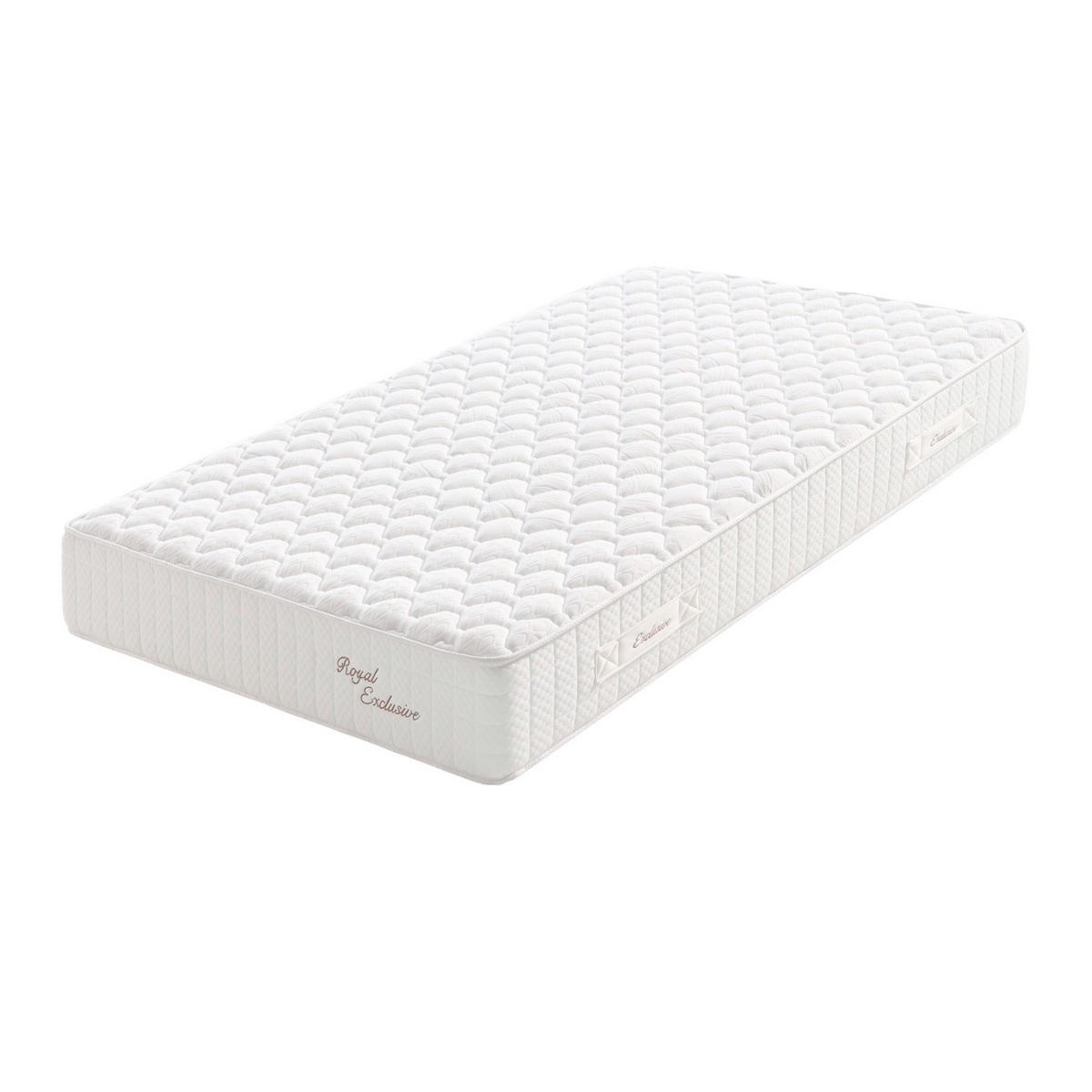 MATRATZE Royal Exclusive Taschenfedern, 30cm, 80x190cm - Weiß, Textil (80/190cm) - Moonia