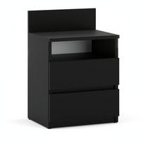 NACHTTISCH - schwarz - Schwarz, Holz (40/59/32cm) - Stiv Meble