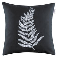 ZIERKISSENHÜLLE VIVA - Anthrazit, Textil (45/45cm) - Schöner Wohnen